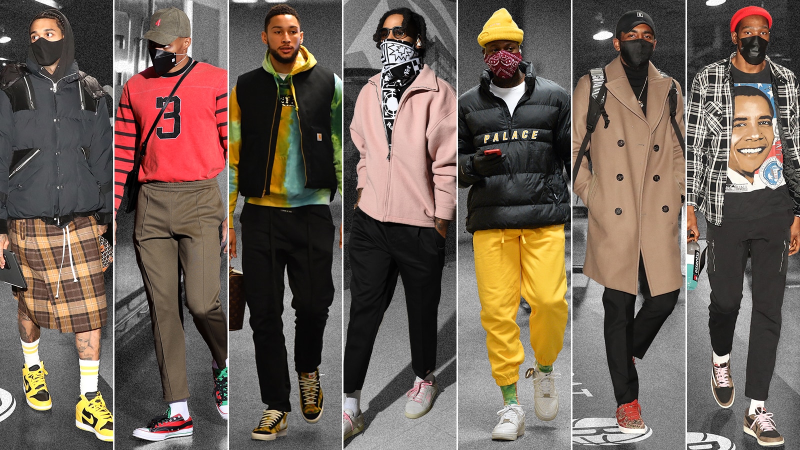 تکینیو techinio نیم نگاهی به لباس های شیک بازیکنان NBA در خارج از زمین