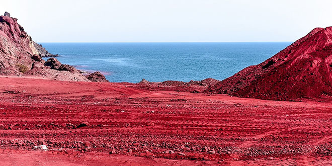 red beach