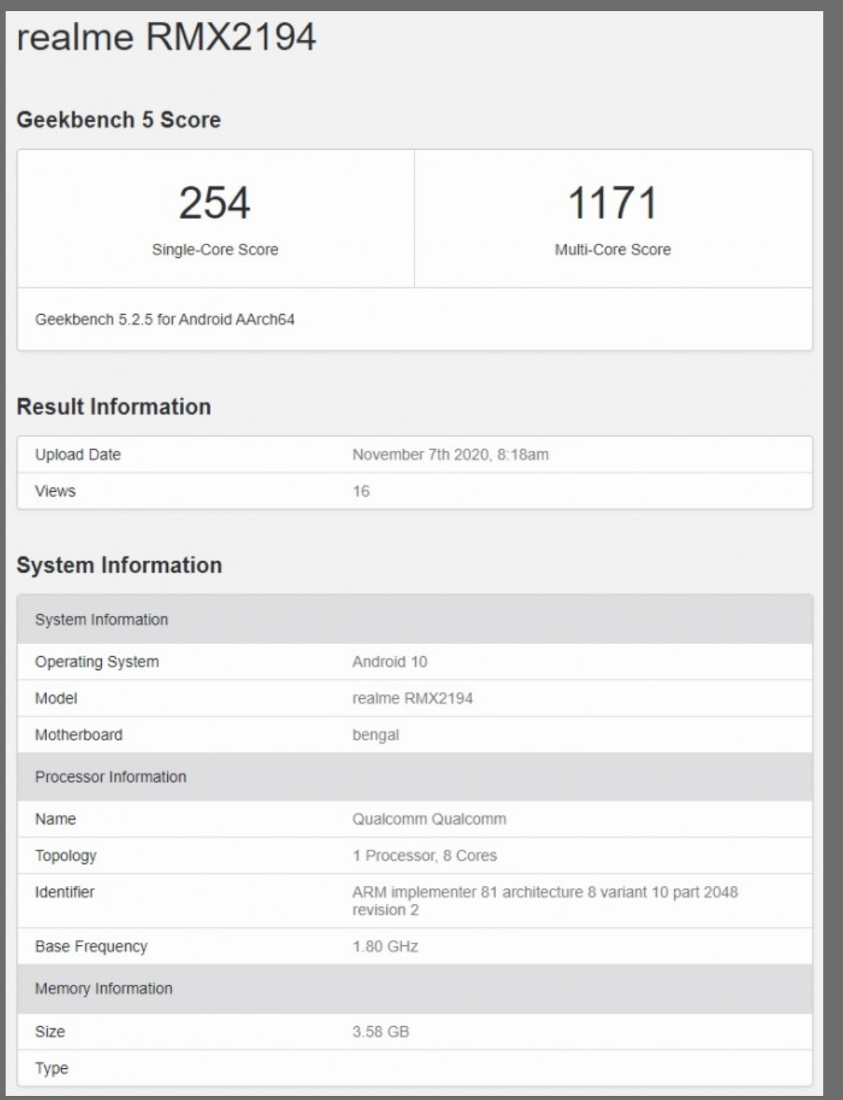 Reame Geekbench