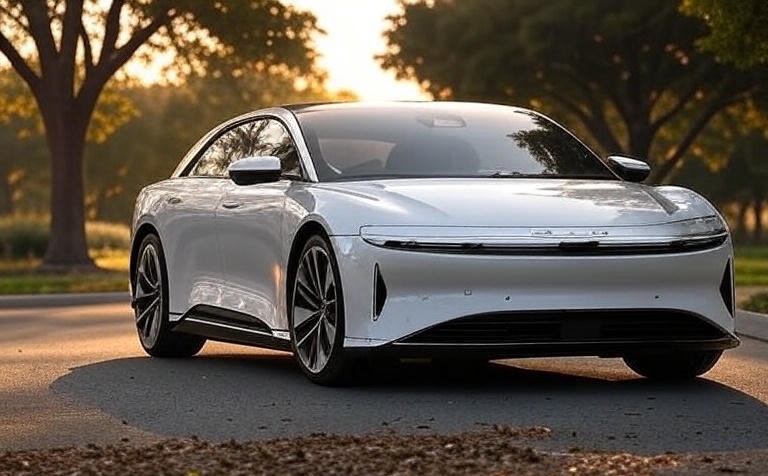 Lucid-خودرو الکتریکی-آیرودینامیک-AeroShell One-Solid State Battery-GPT5 Assistant-AI Pilot-Lucid Motors-ابرخودرو-هوش مصنوعی