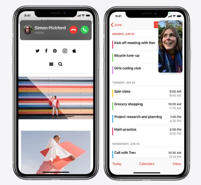 iOS 14 compact design